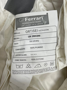 Trapuntificio Bergamasco Piumino 100% d'oca Ortisei 4stagioni interno GFFerrari matrimoniale Magazzinieuropa
