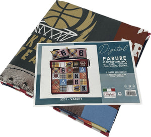 Zambaiti Copia del Parure copri piumino 100% cotone Varsity Magazzinieuropa