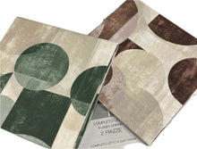 Carica l'immagine nel visualizzatore di Gallery, Zambaiti Lenzuola 100% cotone completo fatti in Italia linea Style geometria Magazzinieuropa