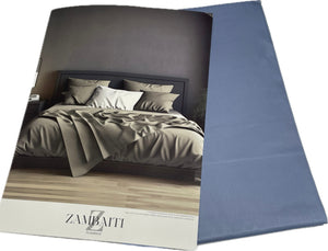 Zambaiti Lenzuola Bright completo puro cotone raso 60 made in Italy Magazzinieuropa