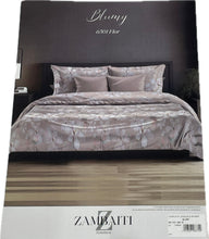 Carica l&#39;immagine nel visualizzatore di Gallery, Zambaiti Lenzuola Raso completo puro cotone raso 60 made in Italy Blumy Magazzinieuropa