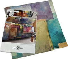 Carica l&#39;immagine nel visualizzatore di Gallery, Zambaiti Lenzuola Raso completo puro cotone raso 60 made in Italy fantasia floreali e geometrie Magazzinieuropa