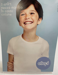 Ellepi Maglia mezza manica cotone felpato bimbo Magazzinieuropa
