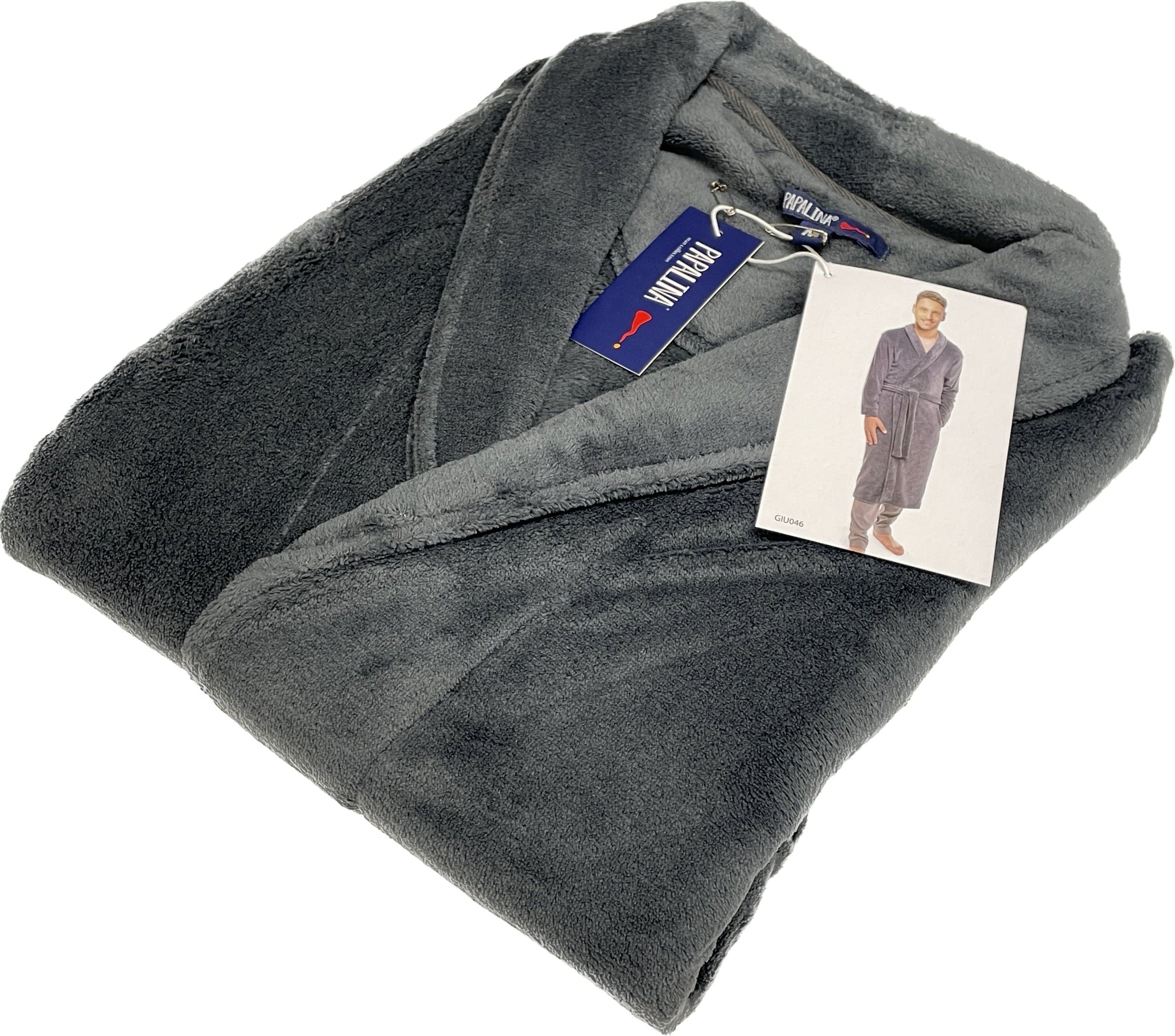 Vestaglia uomo da camera lunga in pile caldissima – Magazzini Europa