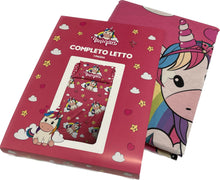 Carica l&#39;immagine nel visualizzatore di Gallery, Hermet srl Lenzuola Unicorno Disney home Magazzinieuropa