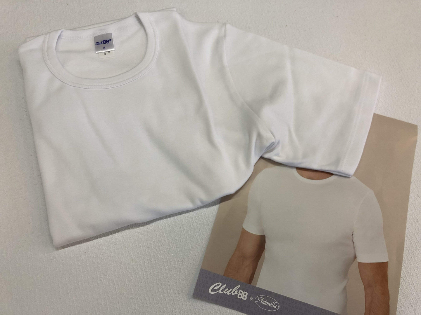 Maglie Mezza manica cotone felpato Magazzinieuropa