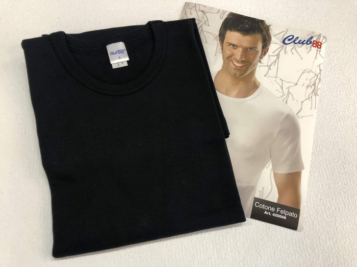 Maglie Mezza manica cotone felpato Magazzinieuropa