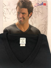 Carica l&#39;immagine nel visualizzatore di Gallery, Maglificio Antonella Maglia intima mezza manica cotone felpato scollo V 100% Uomo calda Magazzinieuropa