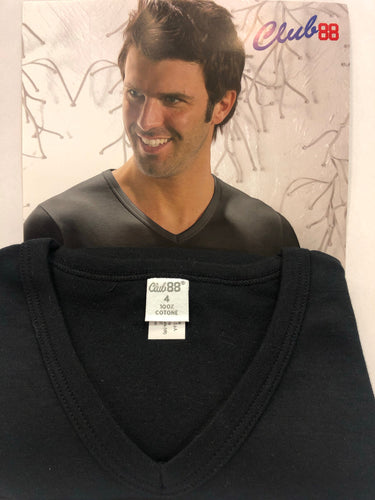 Maglificio Antonella Maglia intima mezza manica cotone felpato scollo V 100% Uomo calda Magazzinieuropa