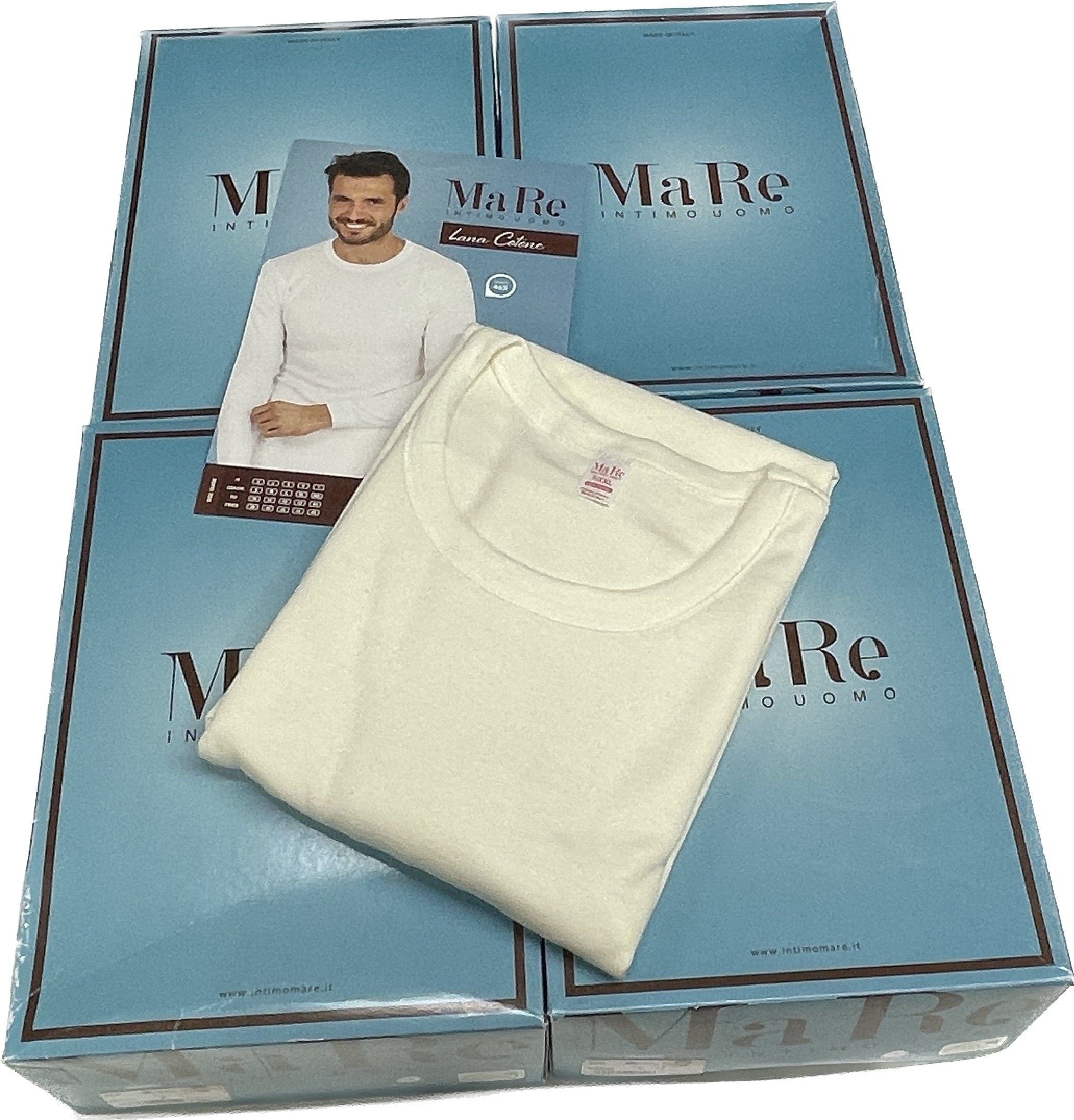 Magliette Intime Maglia Uomo Microfibra Manica Lunga Maglia Uomo V