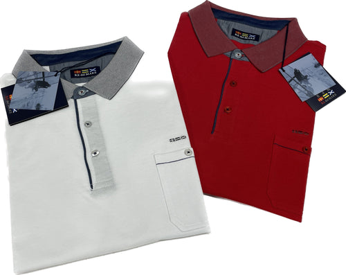 Maglificio Rodes srl Polo uomo Re del Mare mezza manica Italia Magazzinieuropa