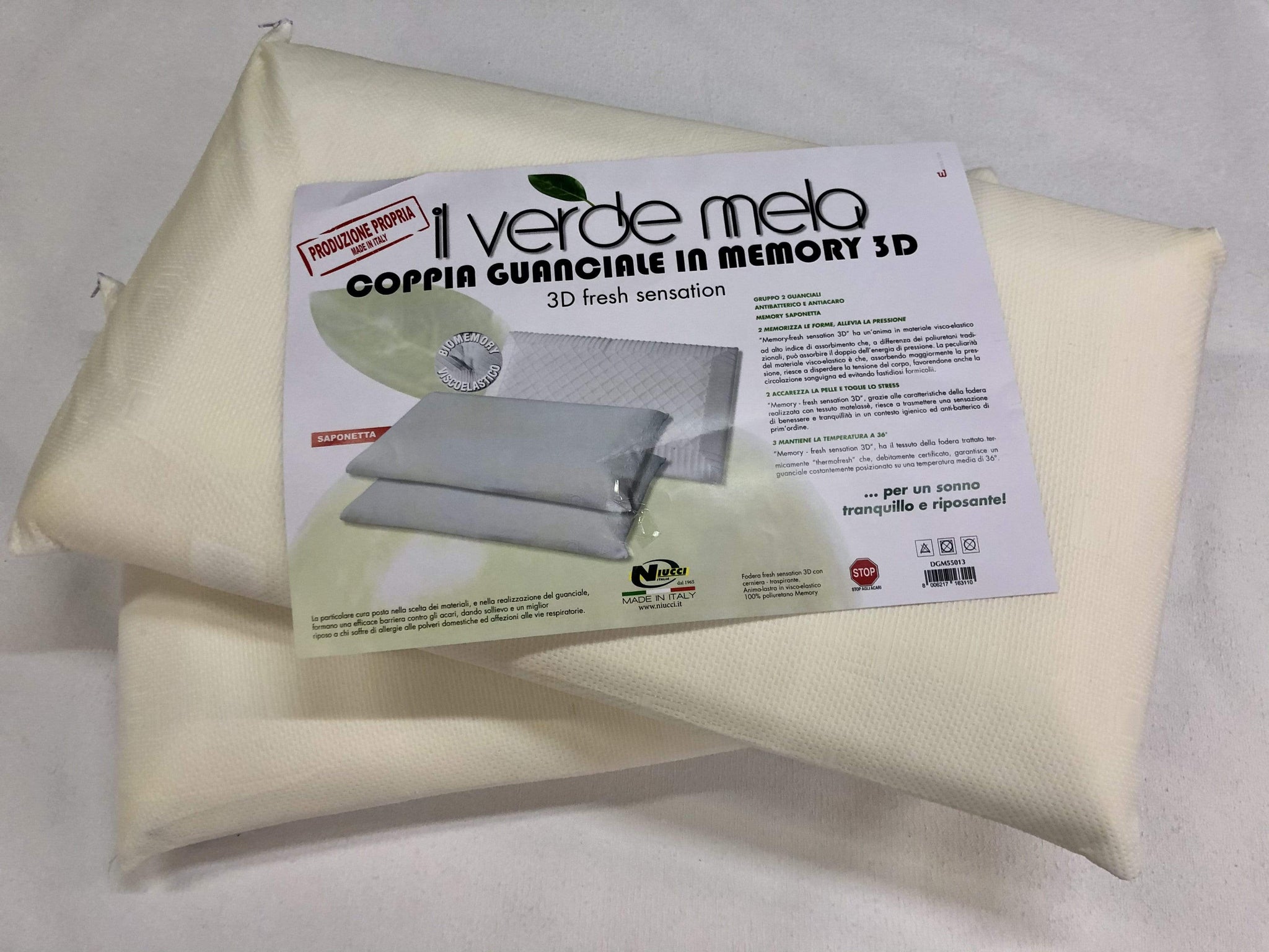 Cuscino In Pura Lana Vergine Made In Italy | Guanciale ' Della NONNA ' 50x80 Cm - Foto 14