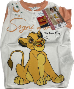 Sabor Pigiami del Re Leone Disney cotone leggero Magazzinieuropa