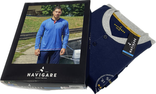 St international Pigiami marca Navigare calibrati uomo oversize Magazzinieuropa