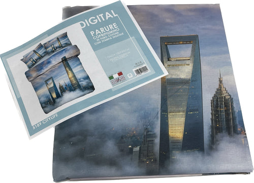 Zambaiti Copripiumino digitale Citylife puro cotone Magazzinieuropa